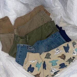 Old Navy Kids' Joggers in Tan, Green, Blue, and Cream